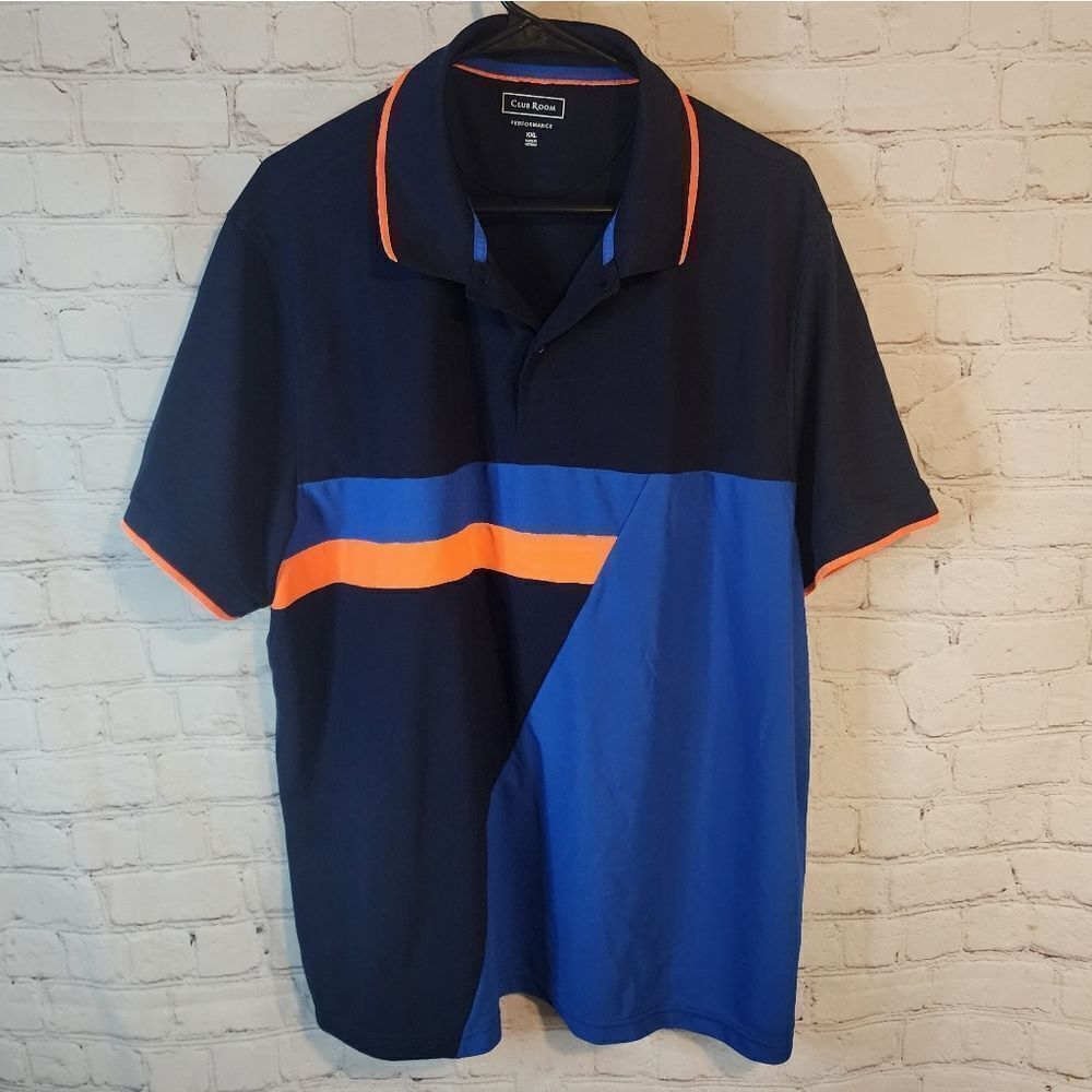 Men's Club Room "Performance" polo shirt, size XXL